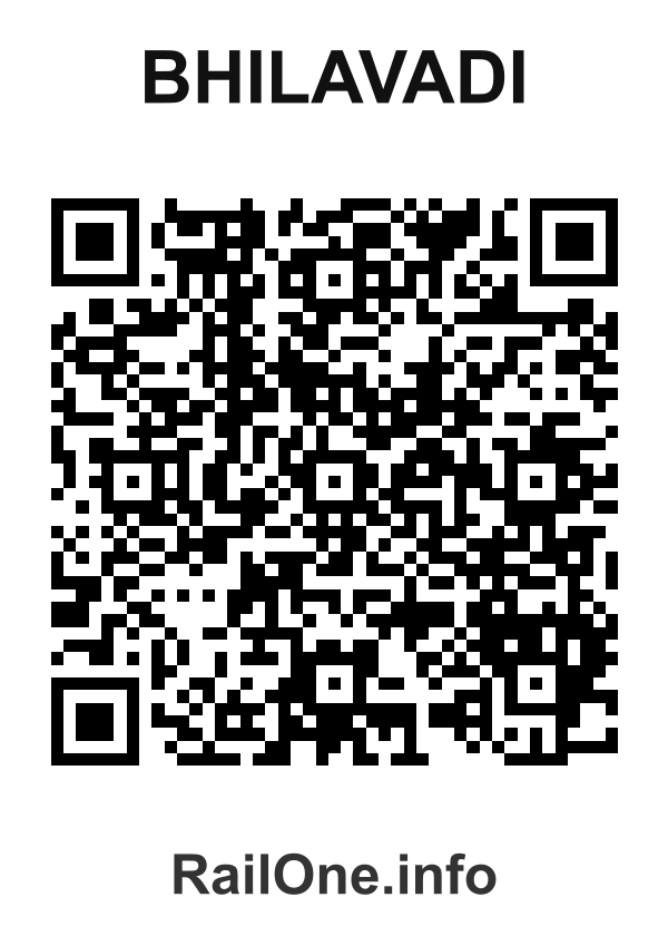 RailOne QR Code for Bhilavadi station