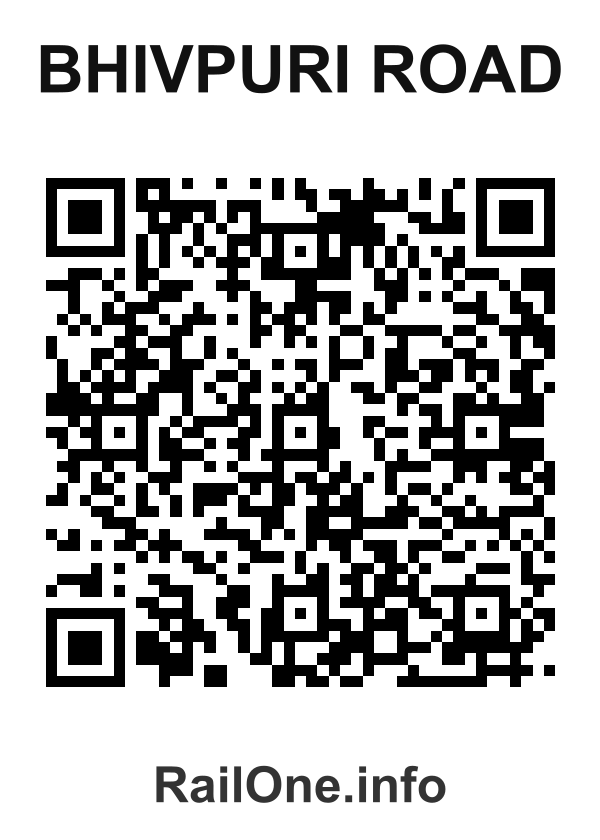 RailOne QR Code for Bhivpuri Road station