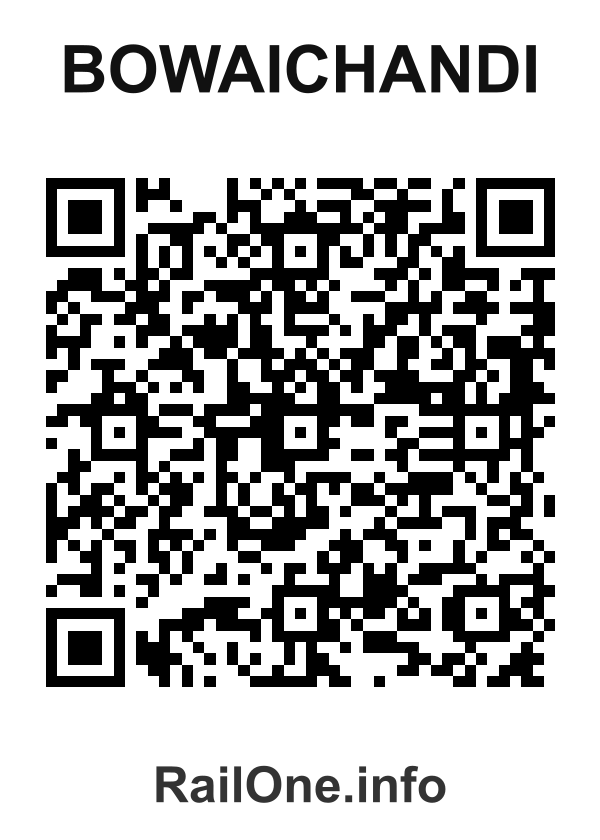 RailOne QR Code for Bowaichandi station