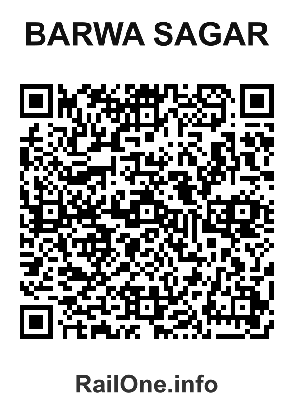 RailOne QR Code for Barwa Sagar station