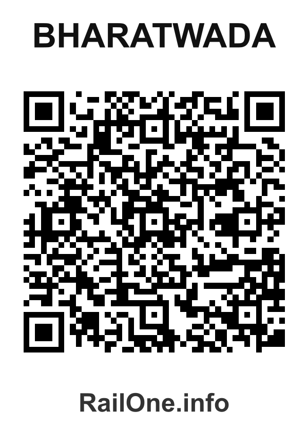 RailOne QR Code for Bharatwada station