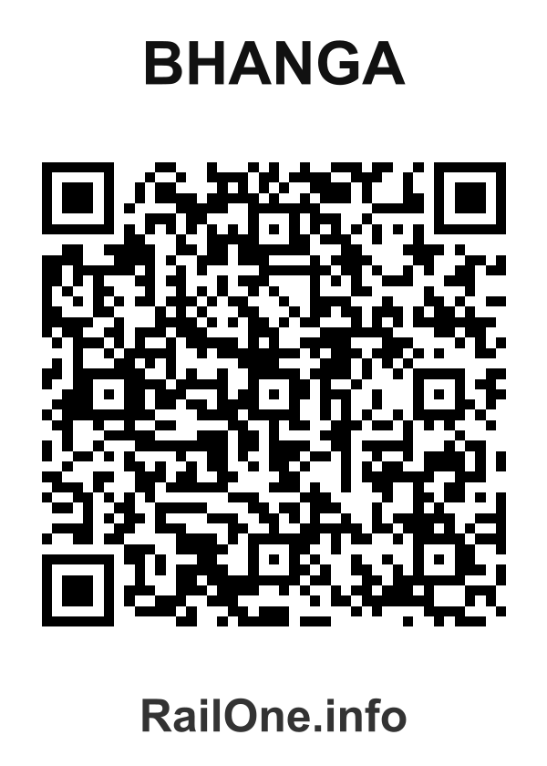 RailOne QR Code for Bhanga station