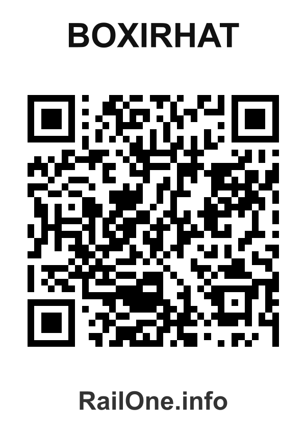 RailOne QR Code for Boxirhat station