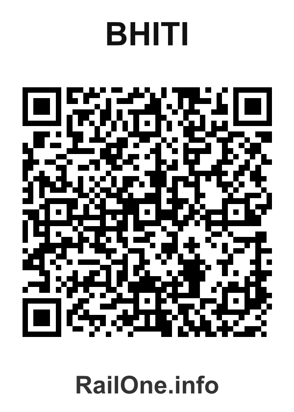 RailOne QR Code for Bhiti station