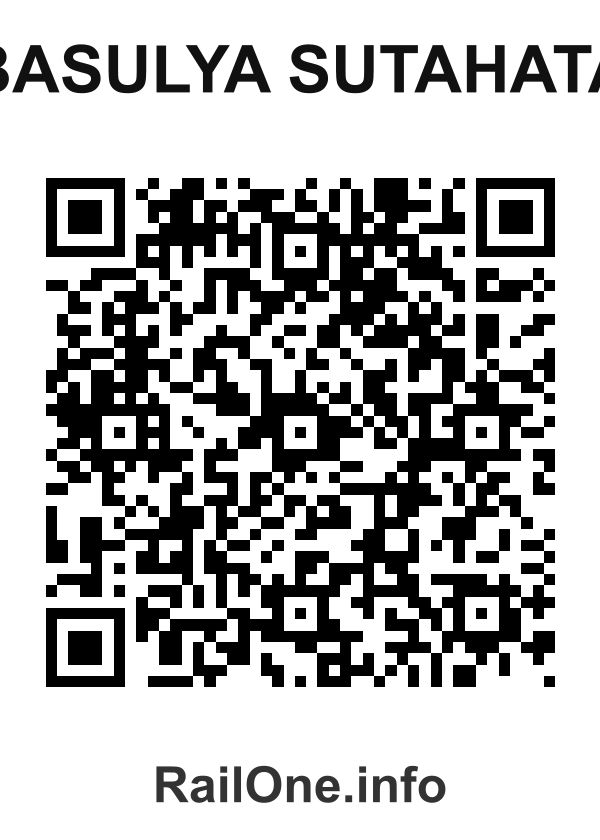 RailOne QR Code for Basulya Sutahata station