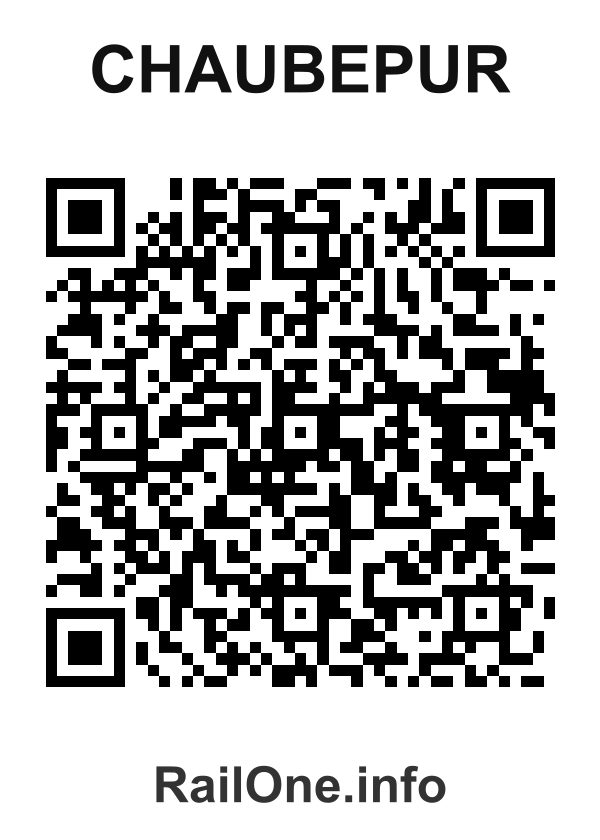 RailOne QR Code for Chaubepur station