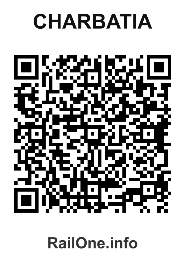 RailOne QR Code for Charbatia station