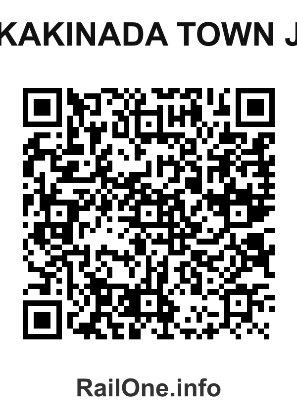 RailOne QR Code for Kakinada Town J station