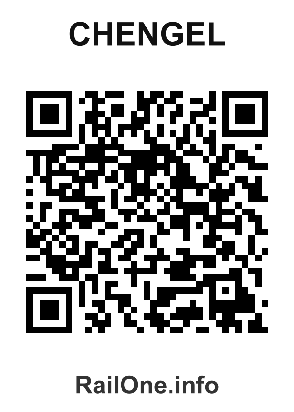 RailOne QR Code for Chengel station