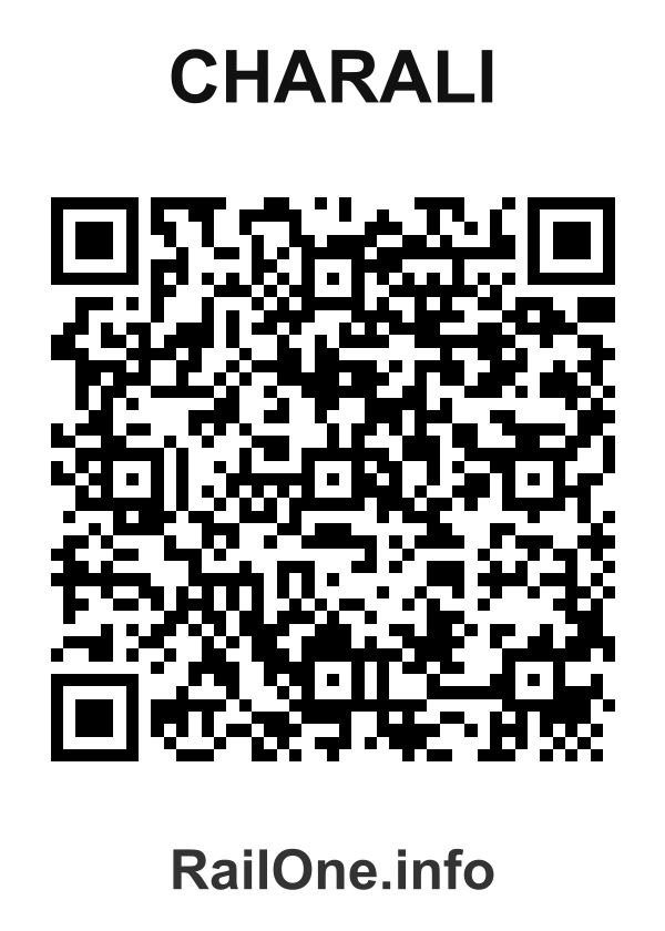 RailOne QR Code for Charali station
