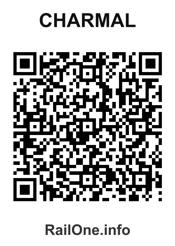 RailOne QR Code for Charmal station