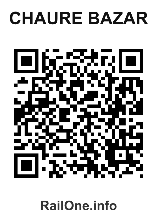 RailOne QR Code for Chaure Bazar station