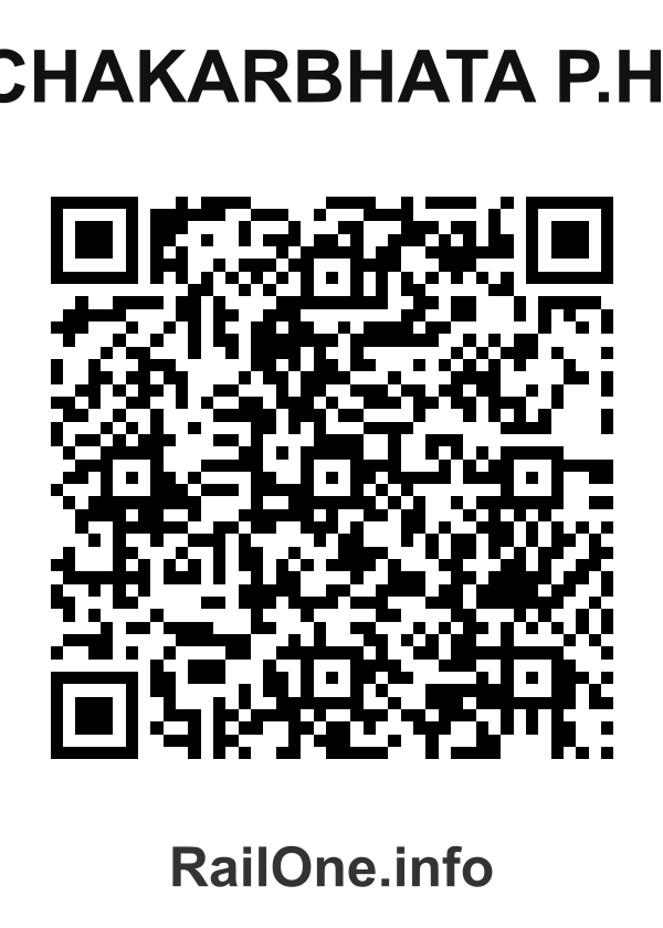 RailOne QR Code for Chakarbhata P.h. station
