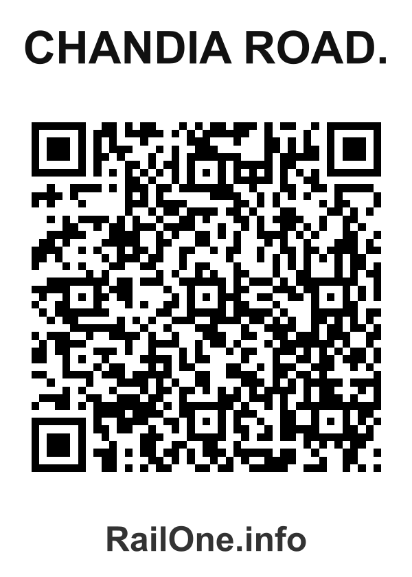 RailOne QR Code for Chandia Road. station