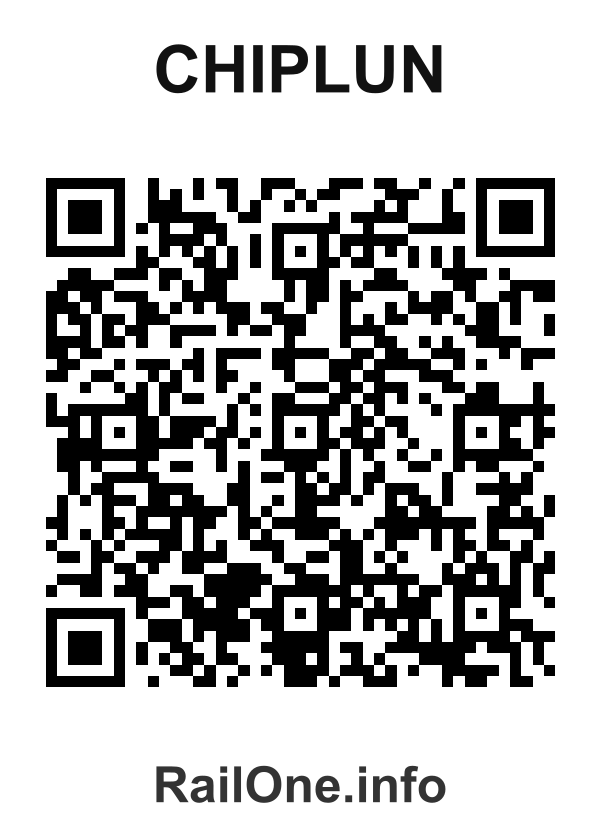 RailOne QR Code for Chiplun station