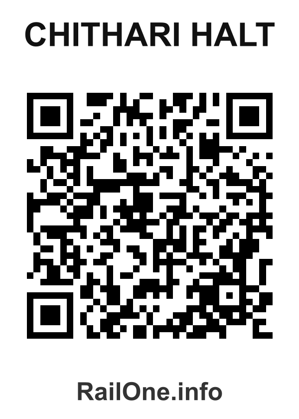 RailOne QR Code for Chithari Halt station