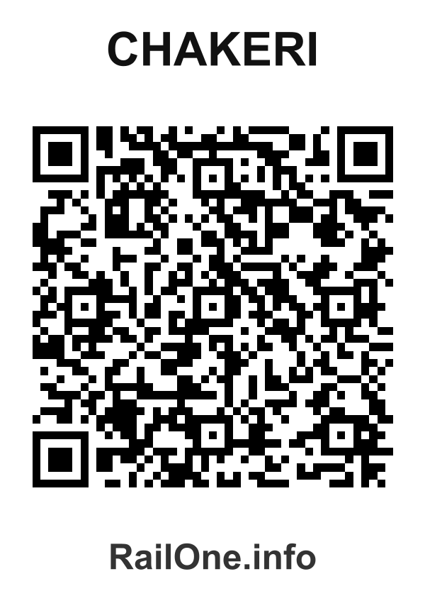 RailOne QR Code for Chakeri station