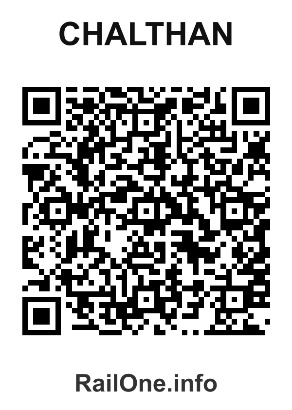 RailOne QR Code for Chalthan station