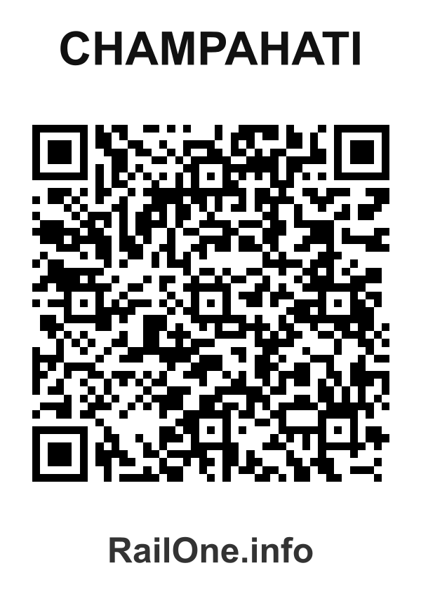 RailOne QR Code for Champahati station