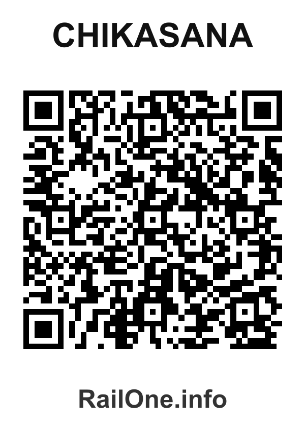 RailOne QR Code for Chikasana station
