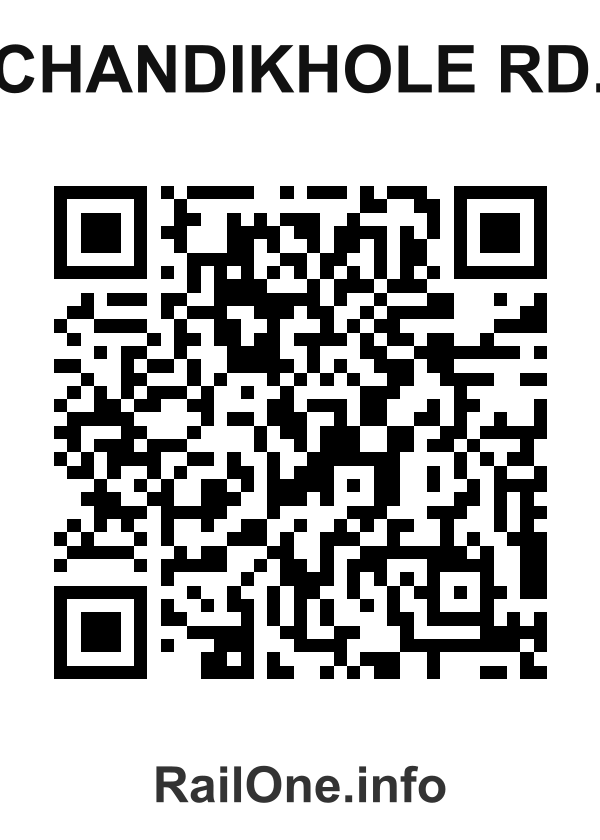 RailOne QR Code for Chandikhole Rd. station