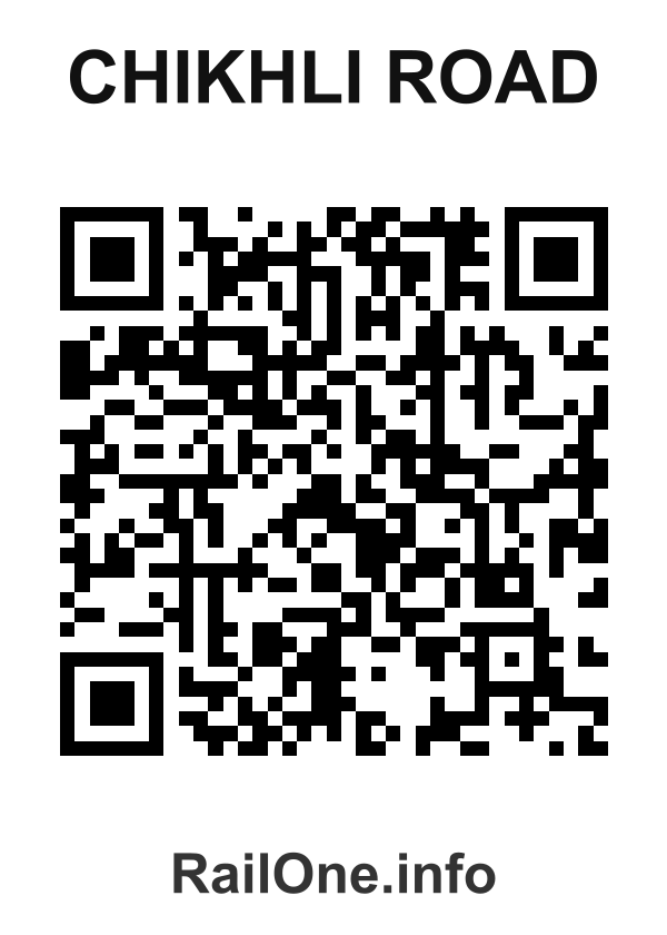 RailOne QR Code for Chikhli Road station