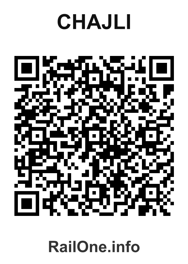 RailOne QR Code for Chajli station