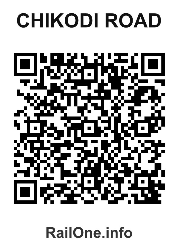 RailOne QR Code for Chikodi Road station