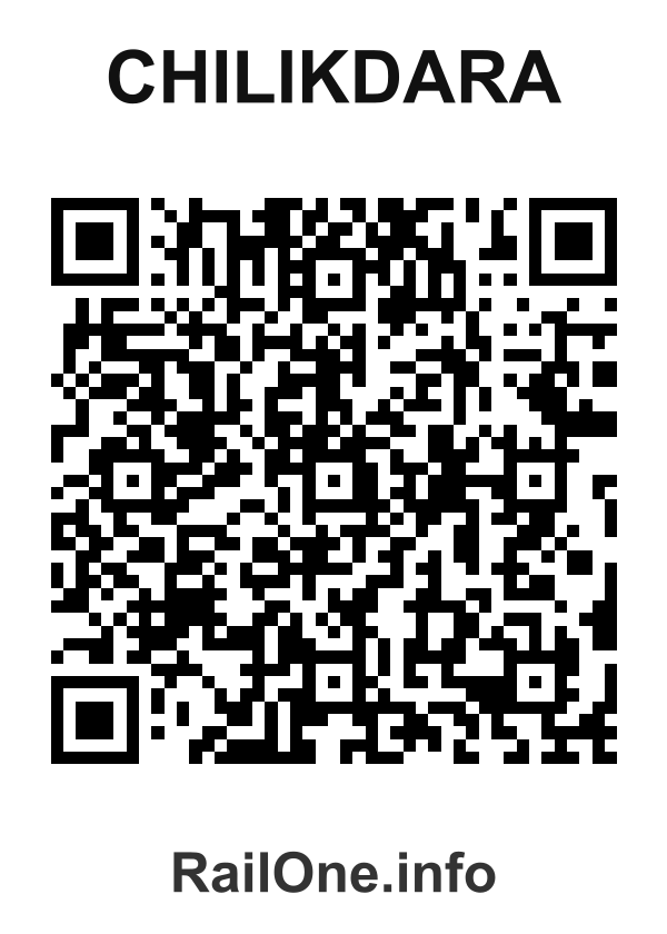 RailOne QR Code for Chilikdara station