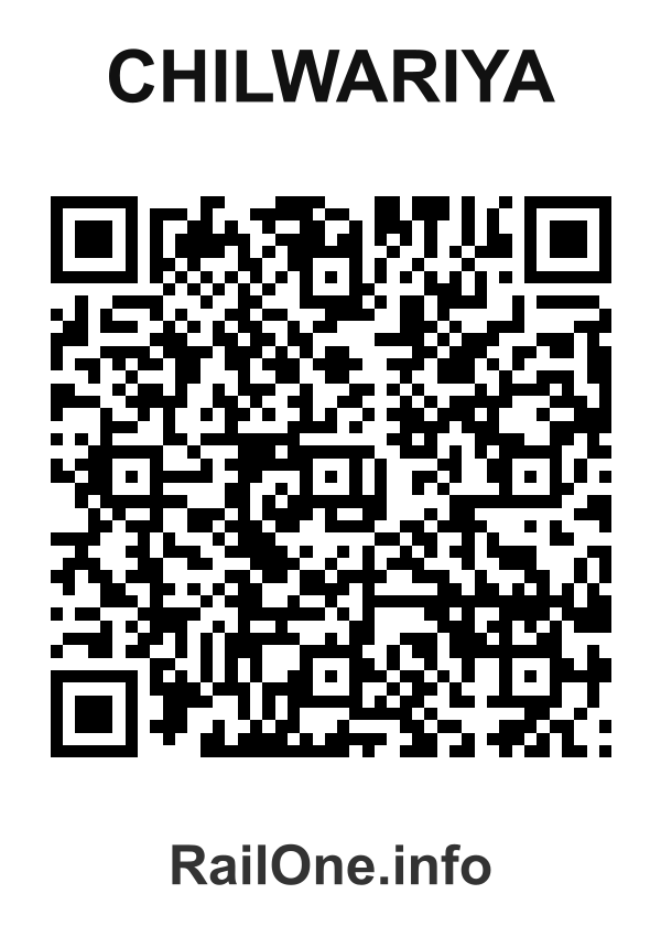 RailOne QR Code for Chilwariya station
