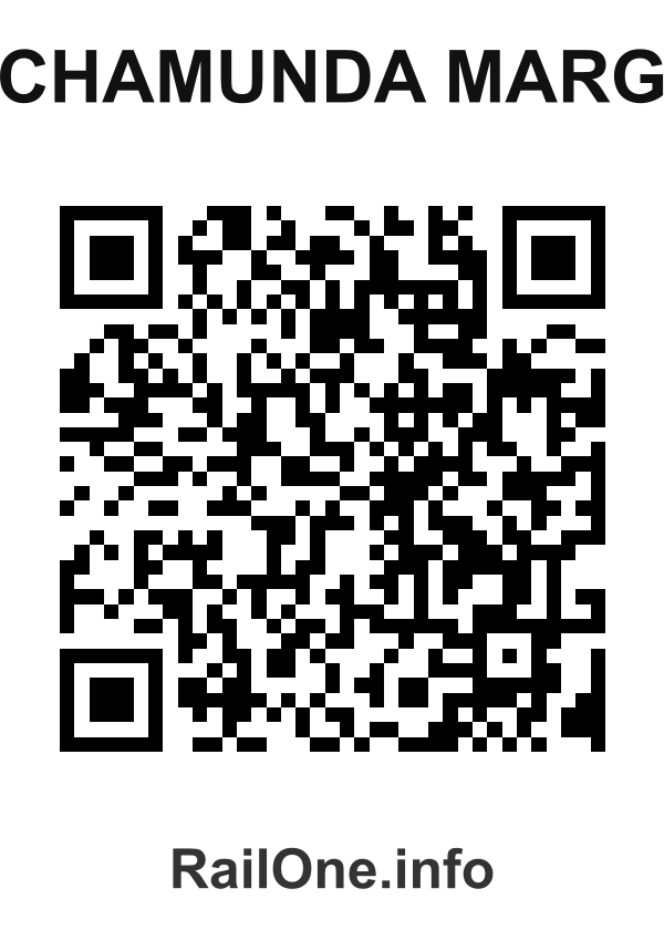 RailOne QR Code for Chamunda Marg station