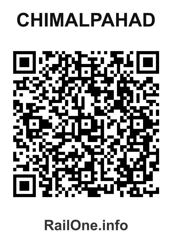 RailOne QR Code for Chimalpahad station