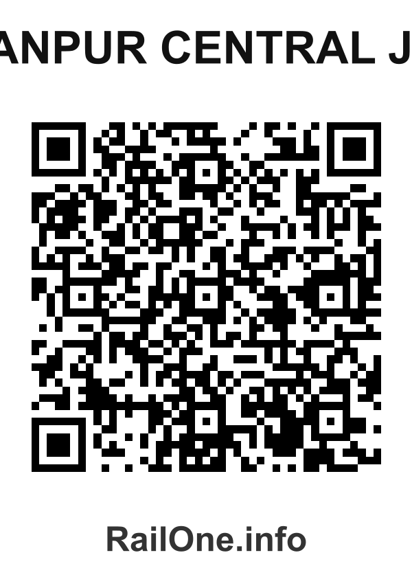 RailOne QR Code for Kanpur Central Jn. station