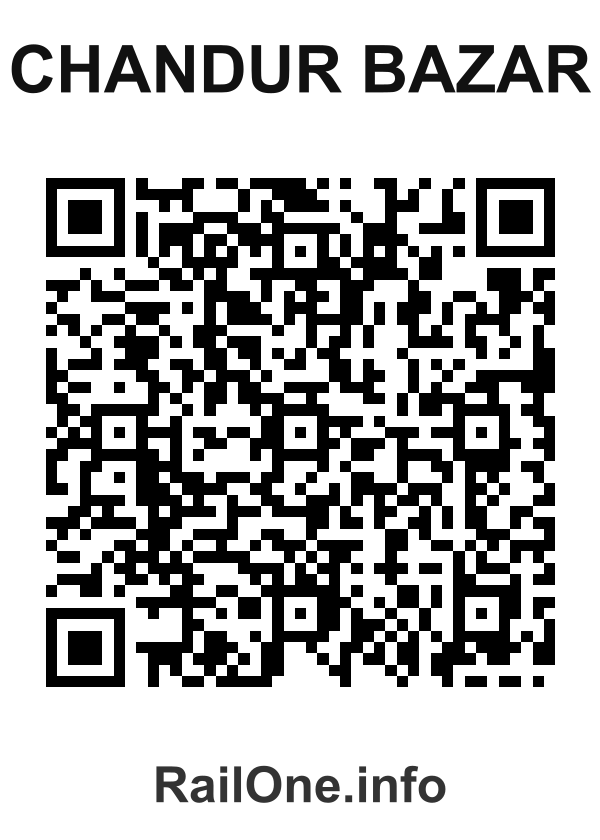 RailOne QR Code for Chandur Bazar station