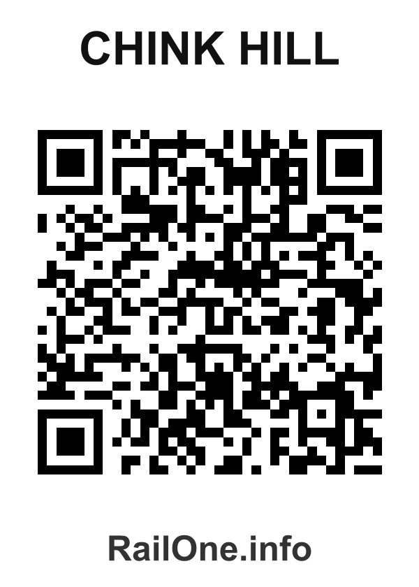 RailOne QR Code for Chink Hill station