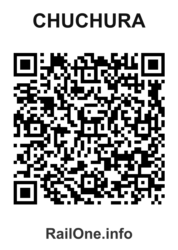 RailOne QR Code for Chuchura station
