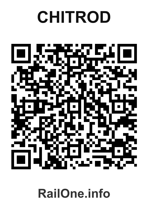 RailOne QR Code for Chitrod station