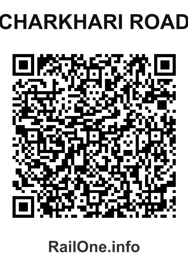 RailOne QR Code for Charkhari Road station