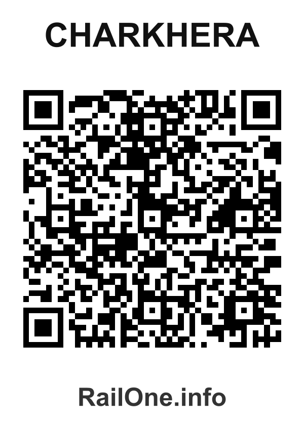 RailOne QR Code for Charkhera station