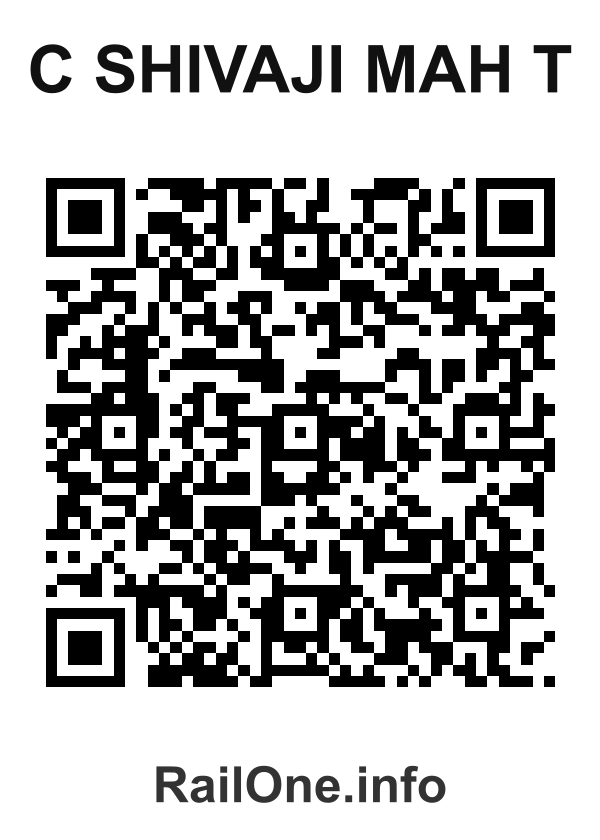 RailOne QR Code for C Shivaji Mah T station