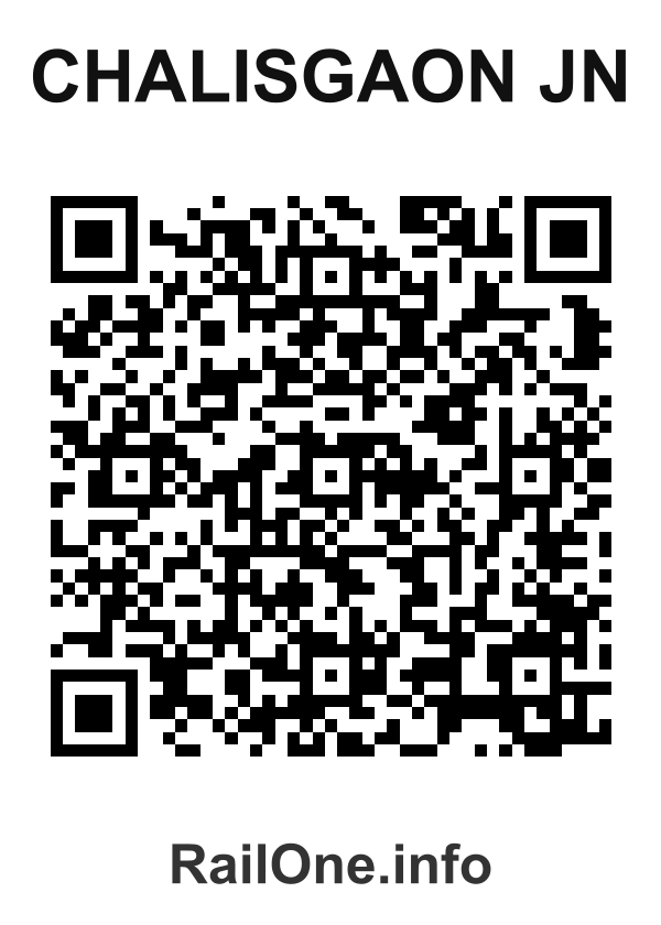 RailOne QR Code for Chalisgaon Jn station