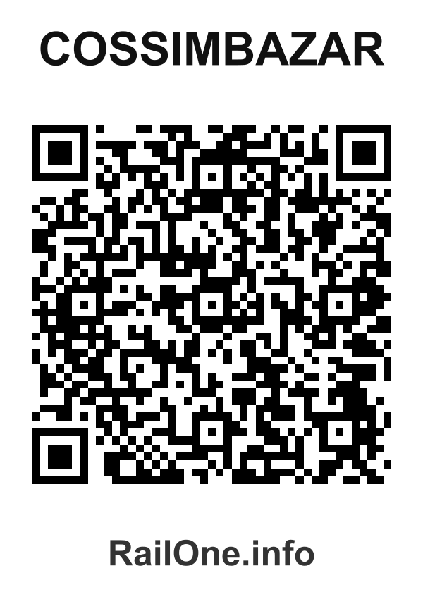 RailOne QR Code for Cossimbazar station