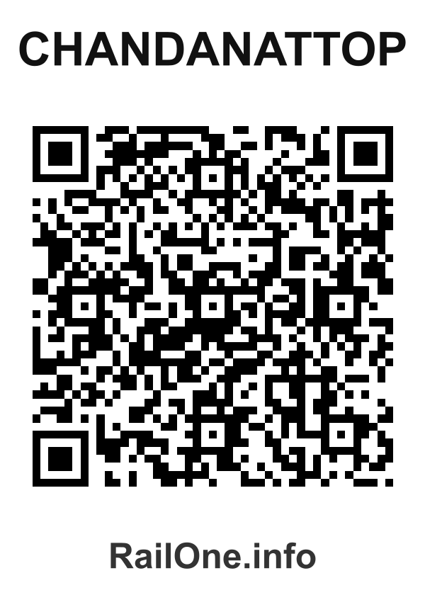 RailOne QR Code for Chandanattop station
