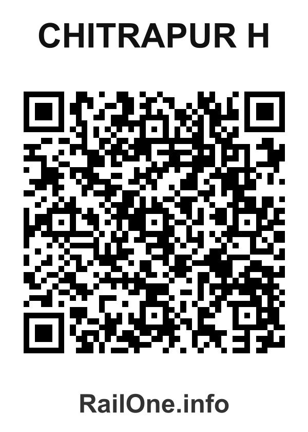 RailOne QR Code for Chitrapur H station