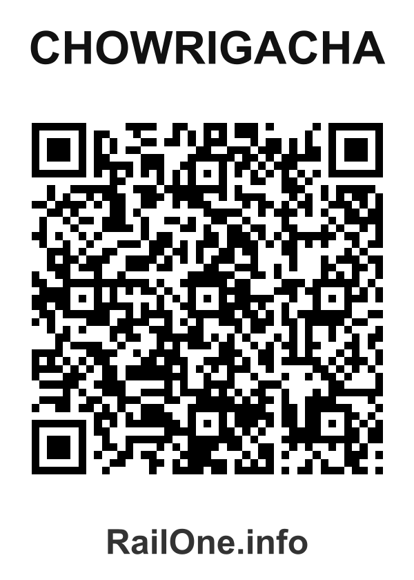 RailOne QR Code for Chowrigacha station