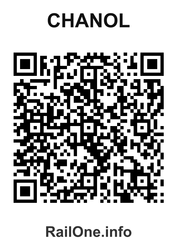 RailOne QR Code for Chanol station