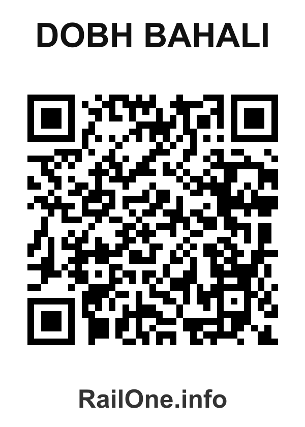 RailOne QR Code for Dobh Bahali station