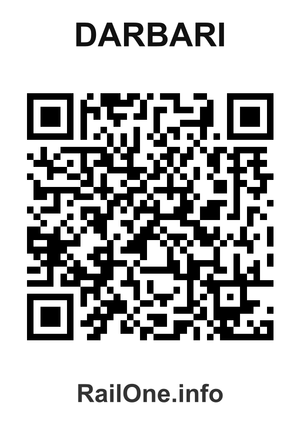 RailOne QR Code for Darbari station