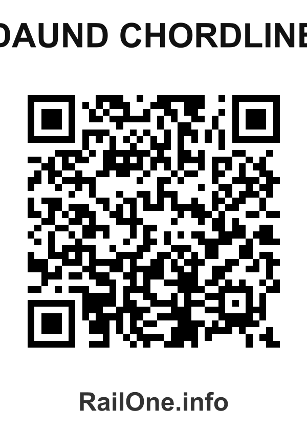 RailOne QR Code for Daund Chordline station