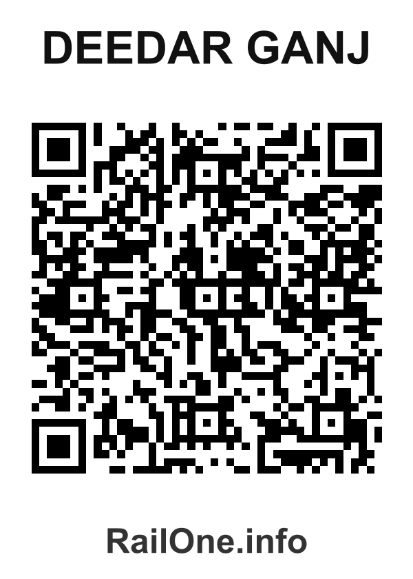 RailOne QR Code for Deedar Ganj station